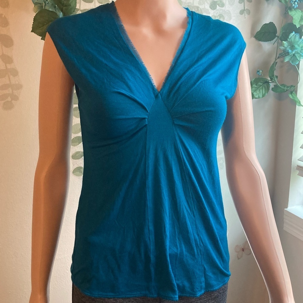 🌸 Sz S Banana Republic Turquoise Tank Blouse